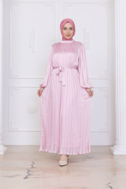 Silk Pleat Dress
