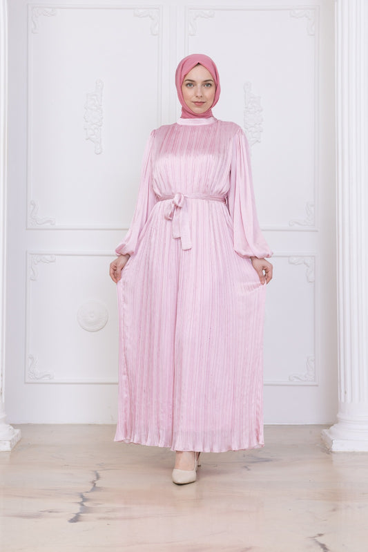 Silk Pleat Dress