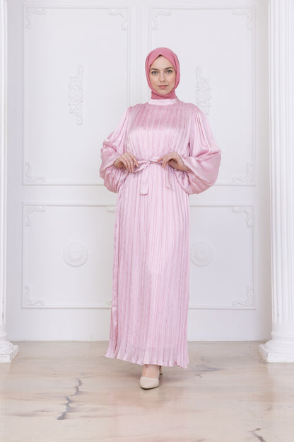 Silk Pleat Dress