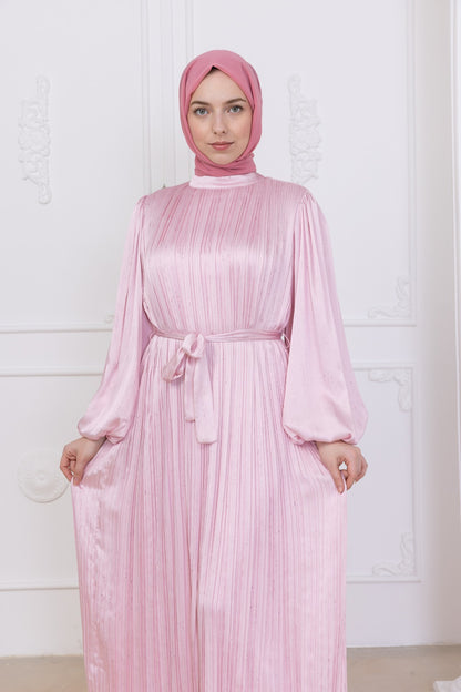 Silk Pleat Dress