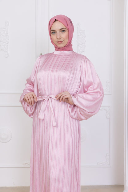 Silk Pleat Dress