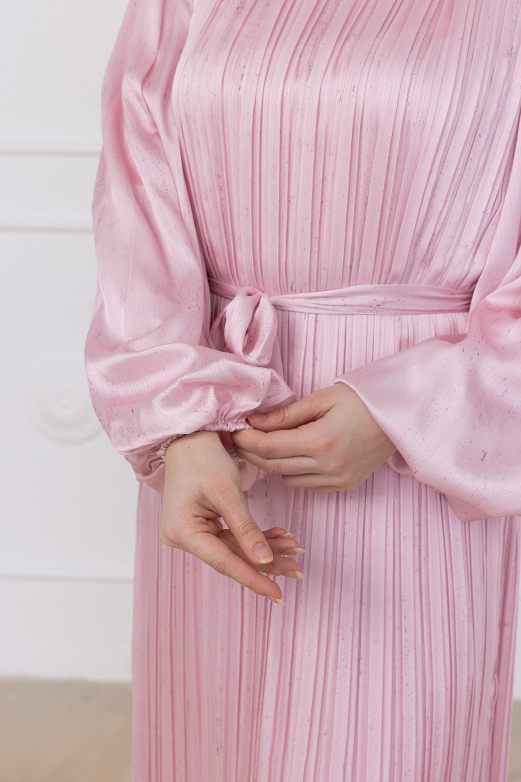 Silk Pleat Dress