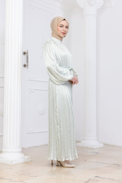 Silk Pleat Dress