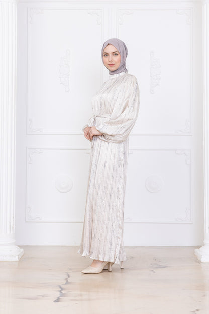 Silk Pleat Dress