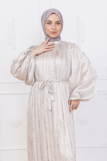 Silk Pleat Dress