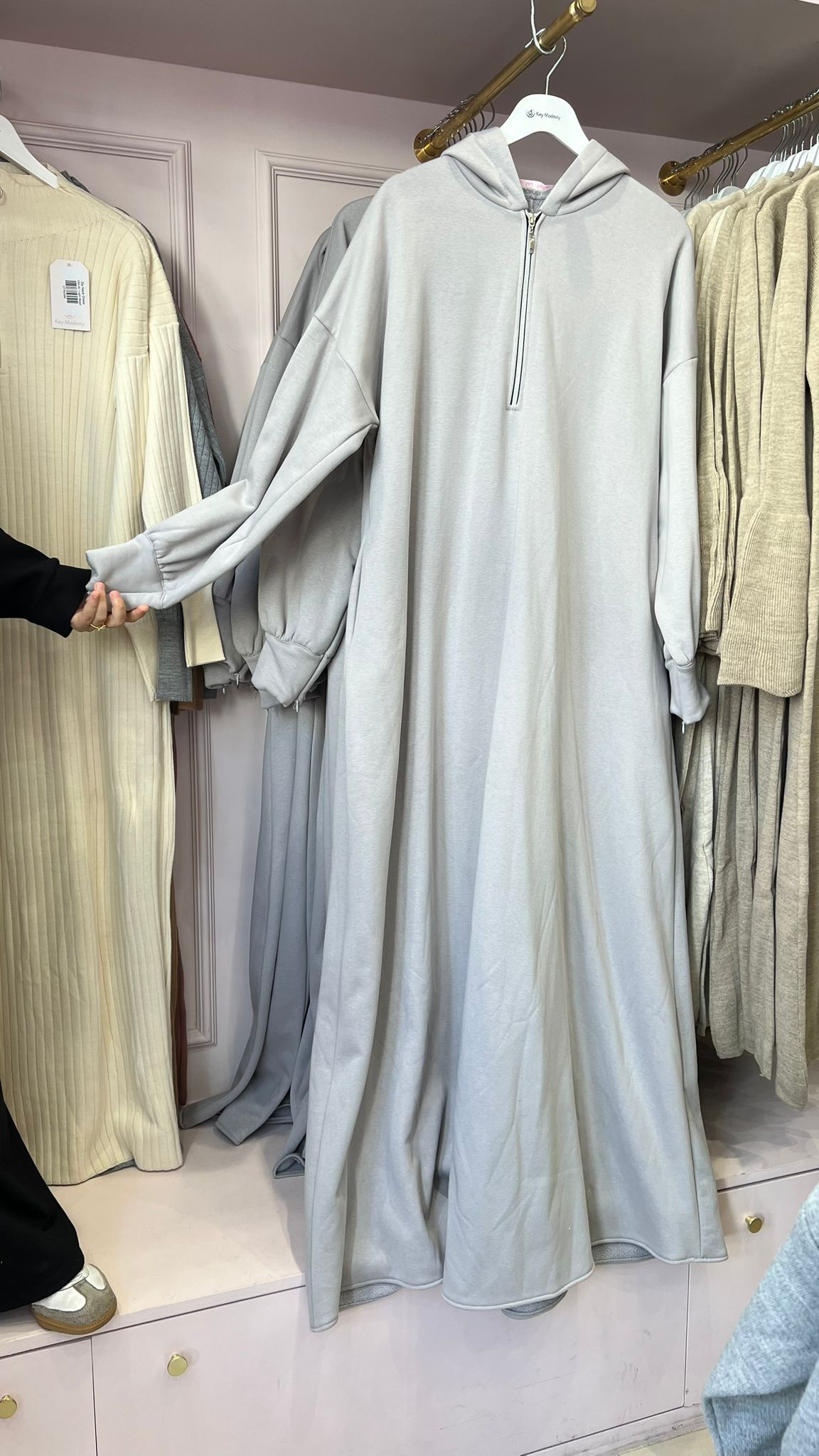 Hooded Abaya Dress