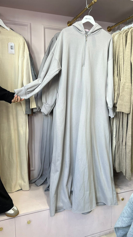 Hooded Abaya Dress