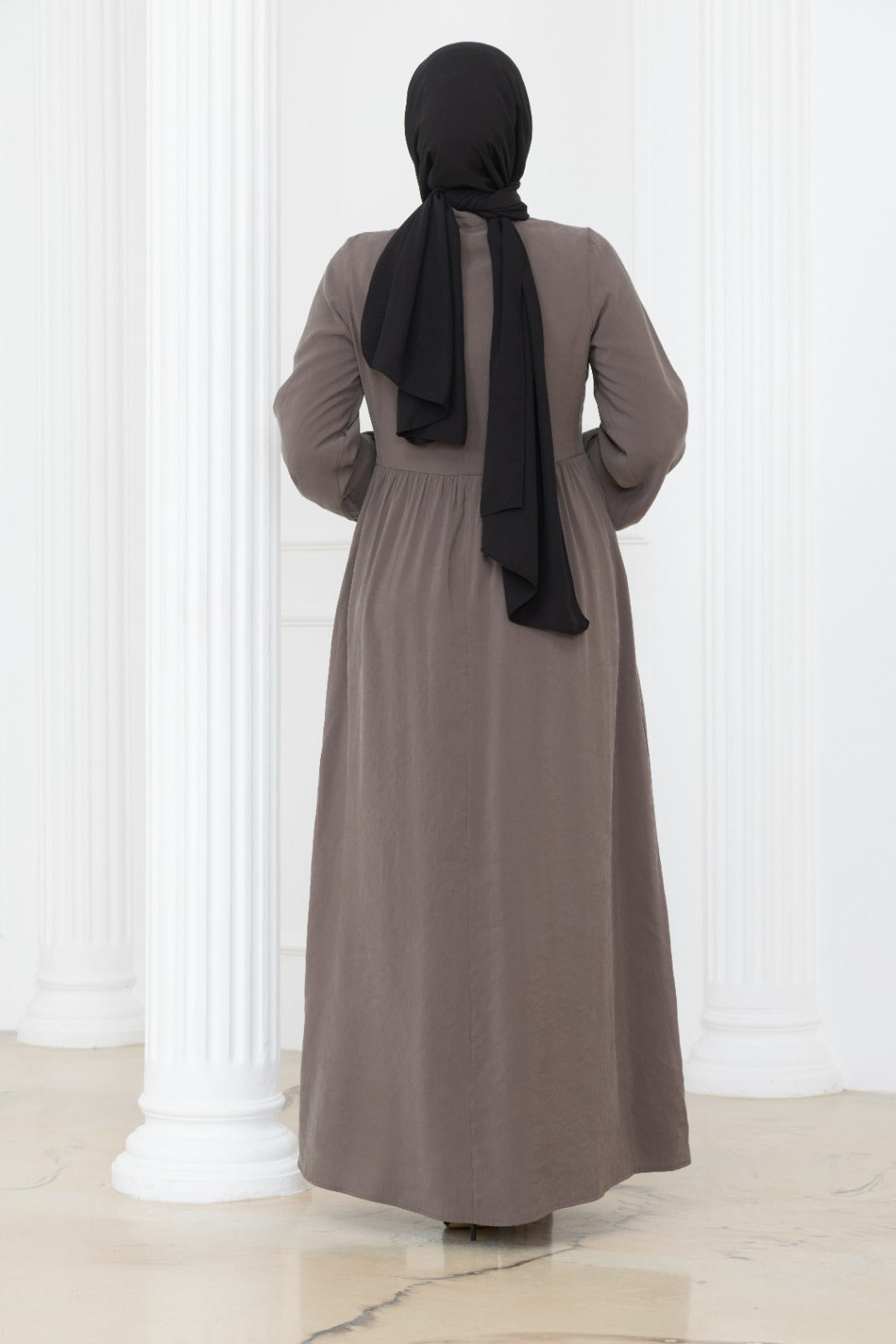 Covered Button Dress