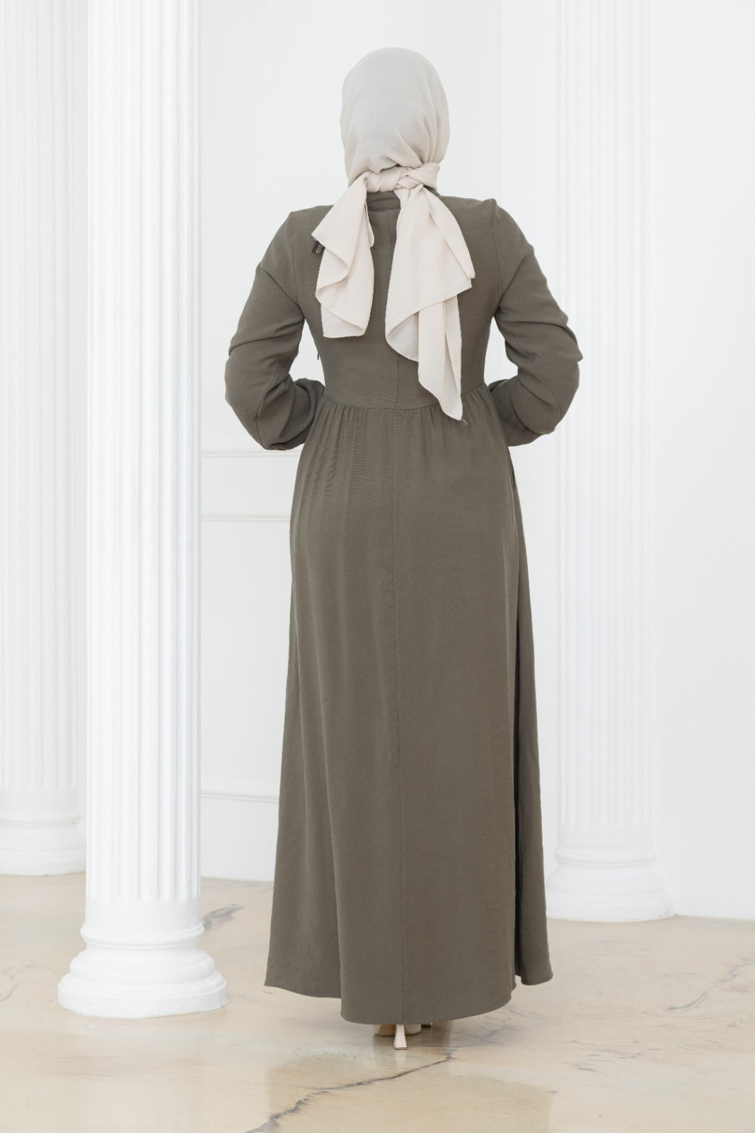 Covered Button Dress