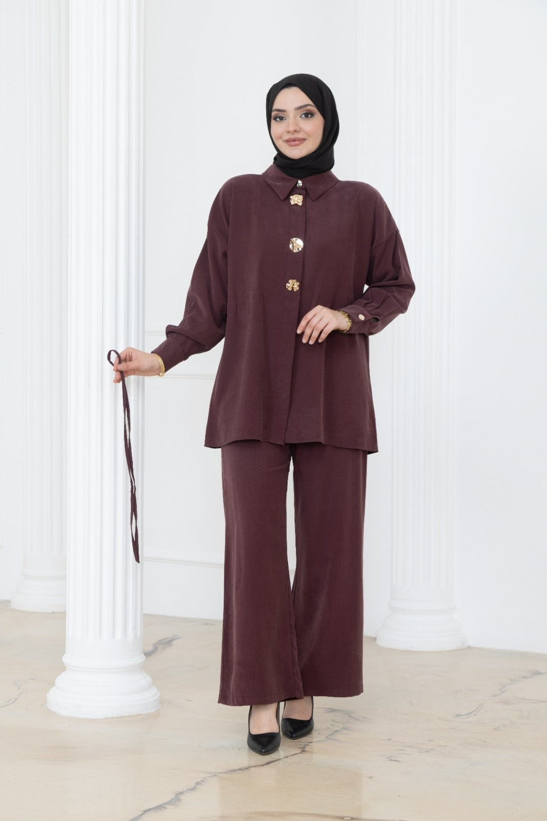 Gold Shell Co Ord